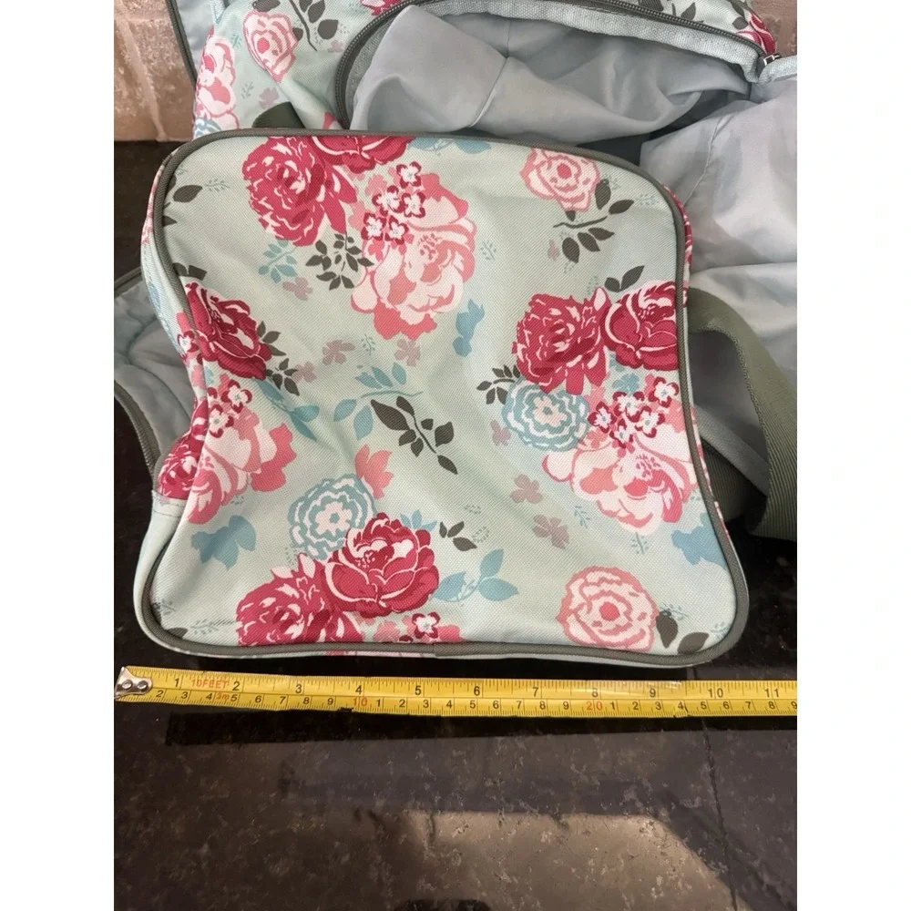 PB Pottery Barn Teen Duffle Gear Up Pool Garden Party Floral Travel‎ Weekender